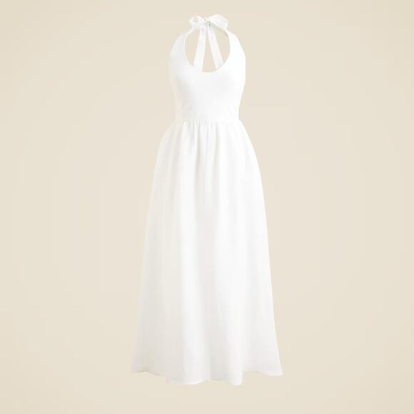 J.Crew Halter Mixy Midi Dress - XS - Picture 1 of 4